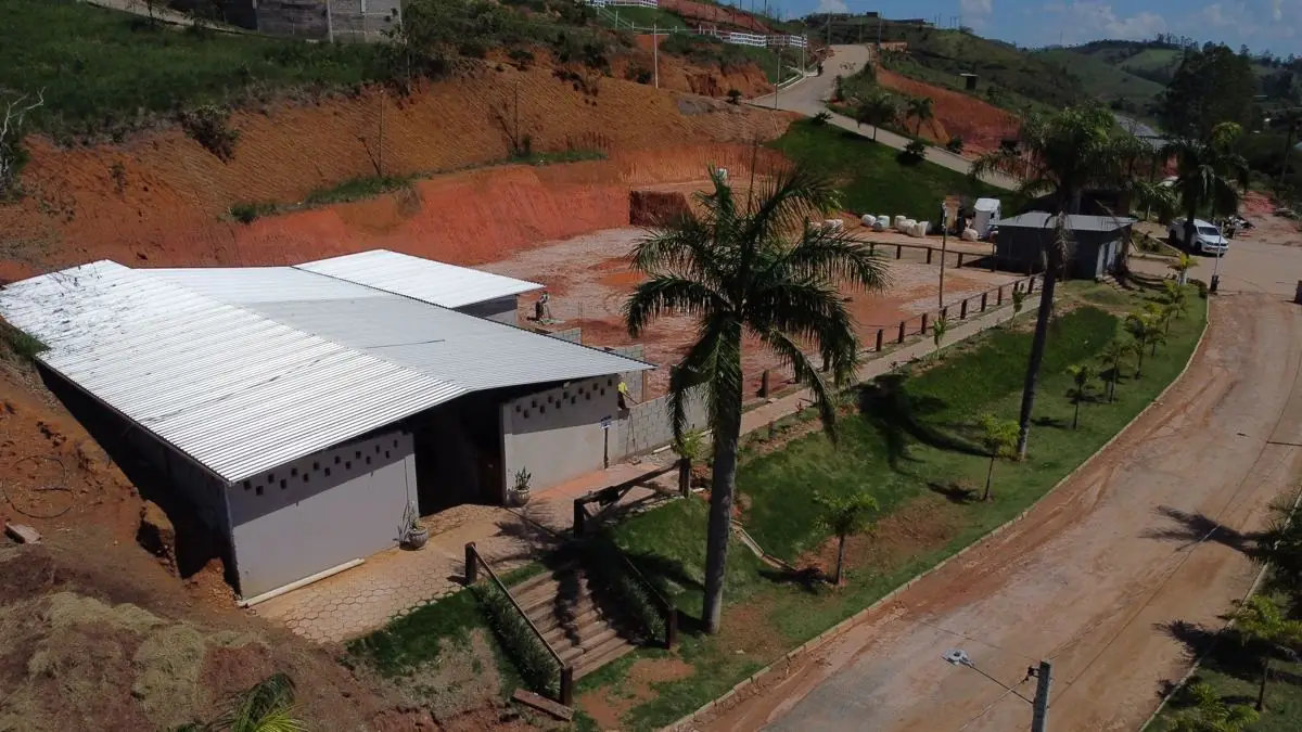 Galpão das baias do Haras El Shaddai