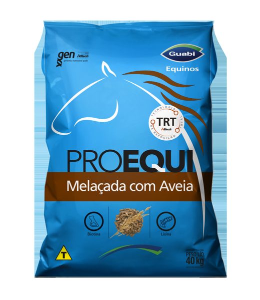 Saco da ração Guabi Proequi Melaçada com Aveia, 40 kg